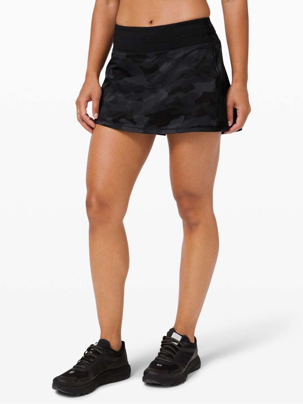 Lululemon Black Camo Active Skort